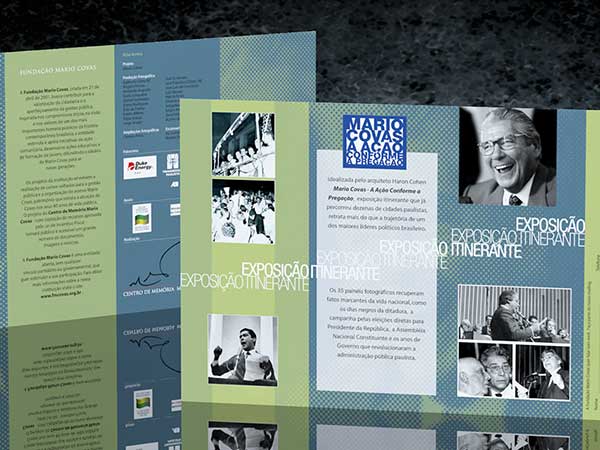 Folder Exposição Itinerante Mario Covas