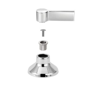 Acabamento Olimar para Registro Pressão Gaveta Cromado 3/4″ Estria Deca C-170 (Alavanca) - Imagem 3