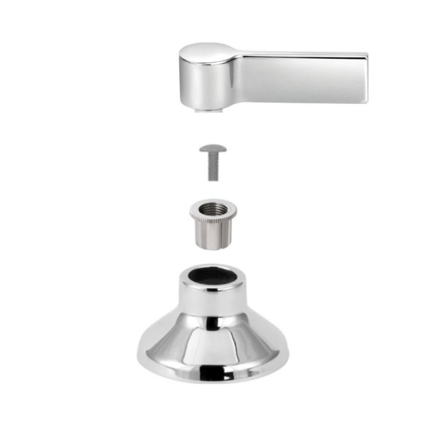 Acabamento Olimar para Registro Pressão Gaveta Cromado 3/4″ Estria Deca C-170 (Alavanca)