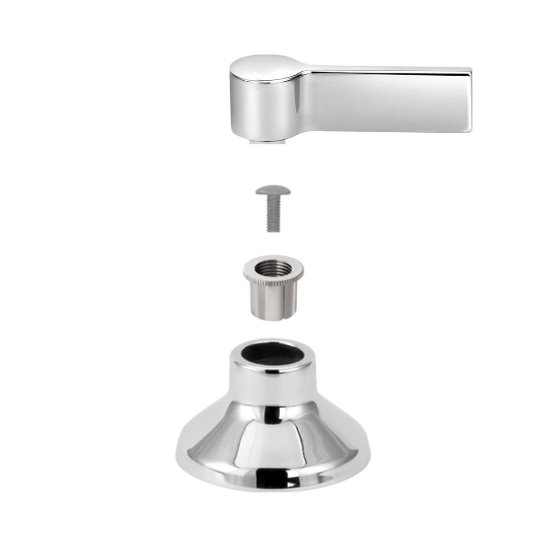 Acabamento Olimar para Registro Pressão Gaveta Cromado 3/4″ Estria Deca C-170 (Alavanca) - Imagem 3