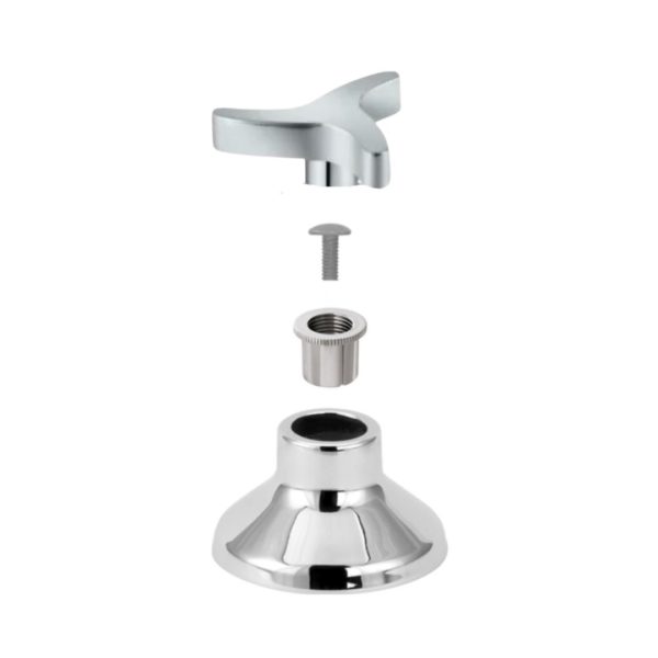 Acabamento Olimar para Registro Pressão/Gaveta Cromado 1.1/2" Estria Deca C-36 (Trizeta)