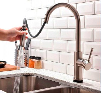 Torneira Monocomando Cozinha Gourmet Extensível 50cm Cromada - Imagem 2