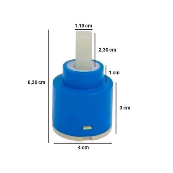 Reparo Cartucho 40mm para Torneiras Monocomando